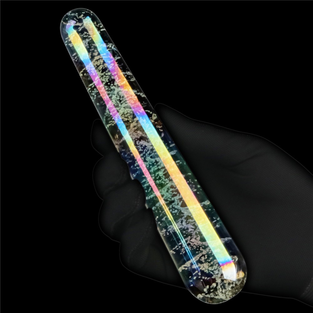 Glow-in-the-dark Twilight Gleam Glass Dildo-Slim Fantasy_B0O50_3 | ViPstore.hu - Erotika webáruház #4 - EAN 6942063400691 | SKU LVTOY00766