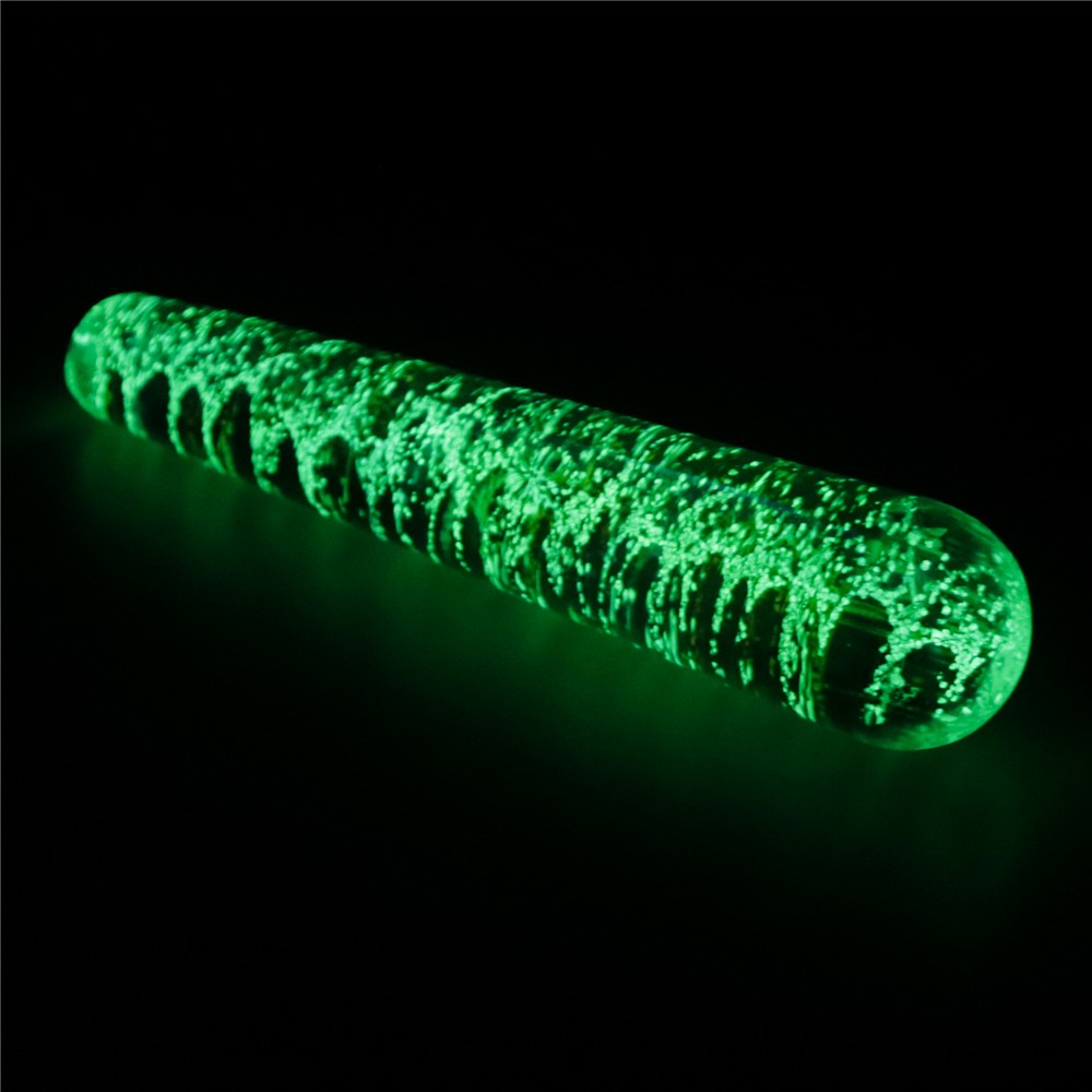 Glow-in-the-dark Twilight Gleam Glass Dildo-Slim Fantasy_B0O50_3 | ViPstore.hu - Erotika webáruház #5 - EAN 6942063400691 | SKU LVTOY00766