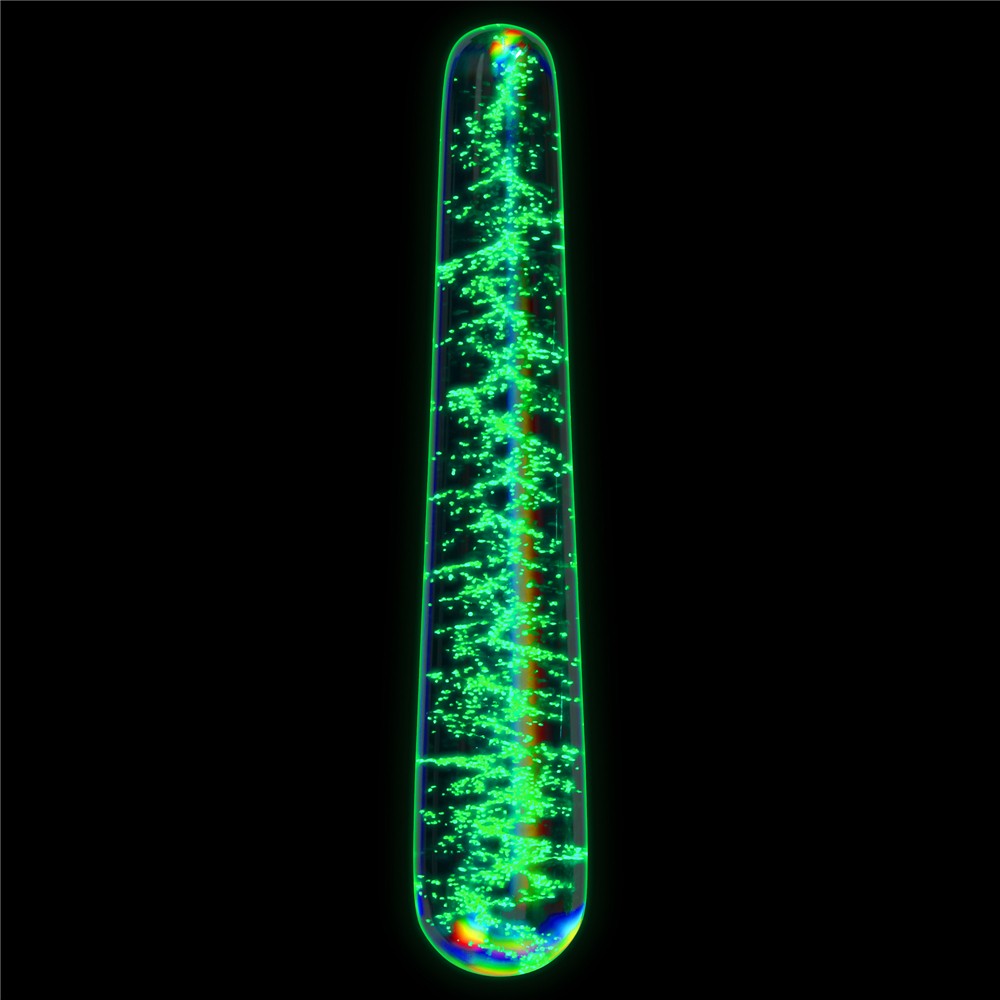 Glow-in-the-dark Twilight Gleam Glass Dildo-Slim Fantasy_B0O50_3 | ViPstore.hu - Erotika webáruház #7 - EAN 6942063400691 | SKU LVTOY00766