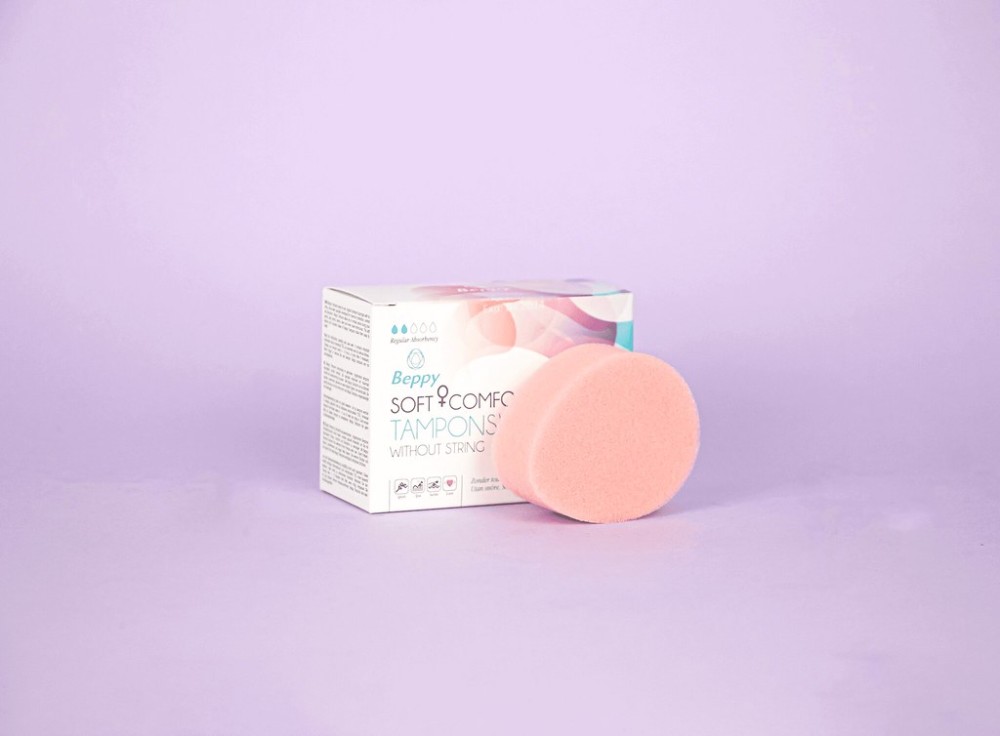 Beppy Tampon WET - Lubricated sponge tampon - 2 pieces | ViPstore.hu - Erotika webáruház #4 - EAN 8714777000850 | SKU ASHA000004