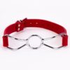 Calf Softy Leather Top and Lamb Leather Padding with Stainless Steel Mouth Piece Red | ViPstore.hu - Erotika webáruház #1 - EAN 5999560510522 | SKU DEVIL00069