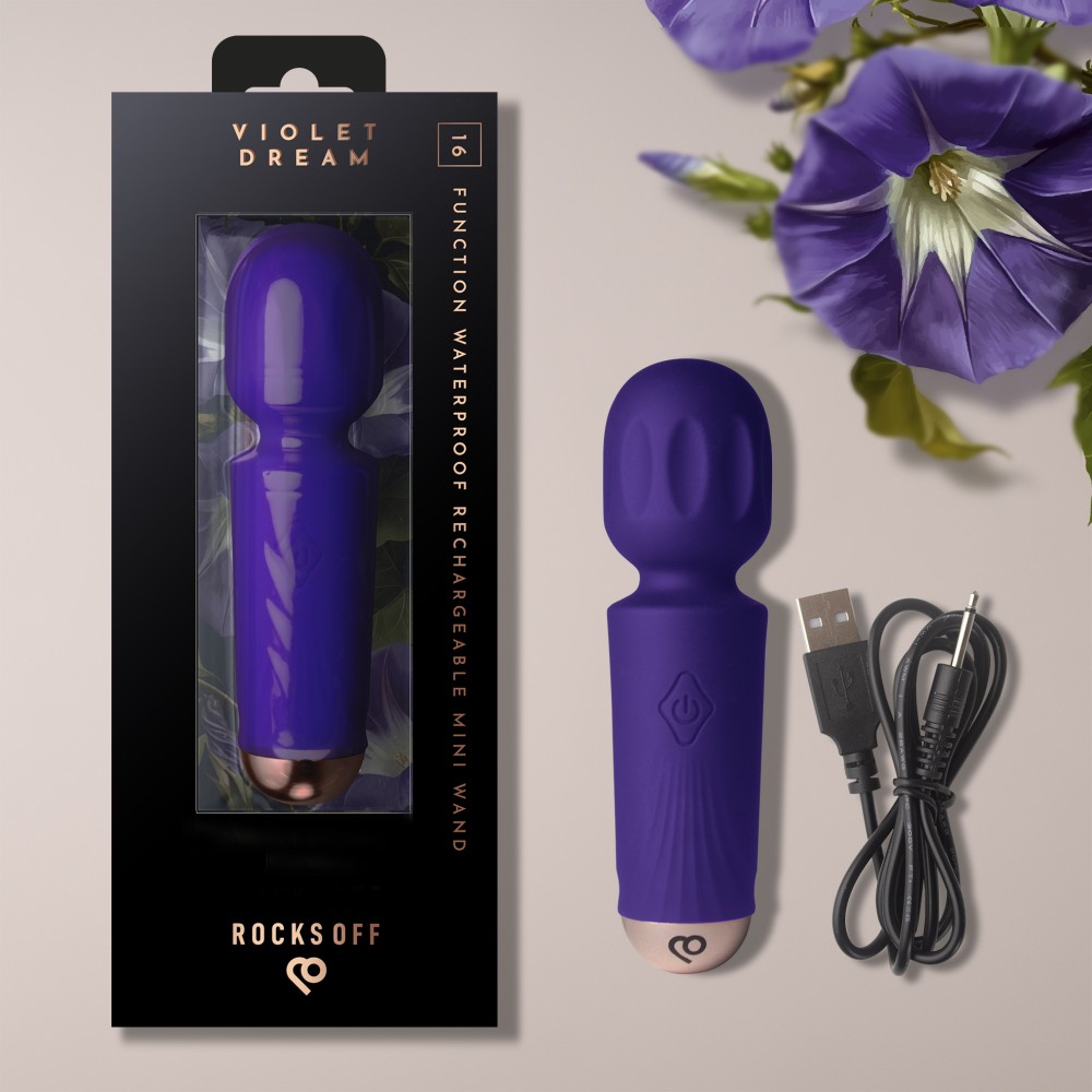 Rechargeable Mini Wand - Violet Dream | ViPstore.hu - Erotika webáruház #6 - EAN 811041015867 | SKU ROCKS00472