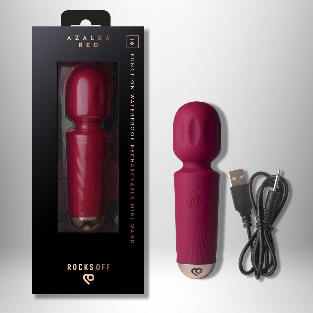 Rechargeable Mini Wand - Azalea Red | ViPstore.hu - Erotika webáruház #5 - EAN 811041015850 | SKU ROCKS00473