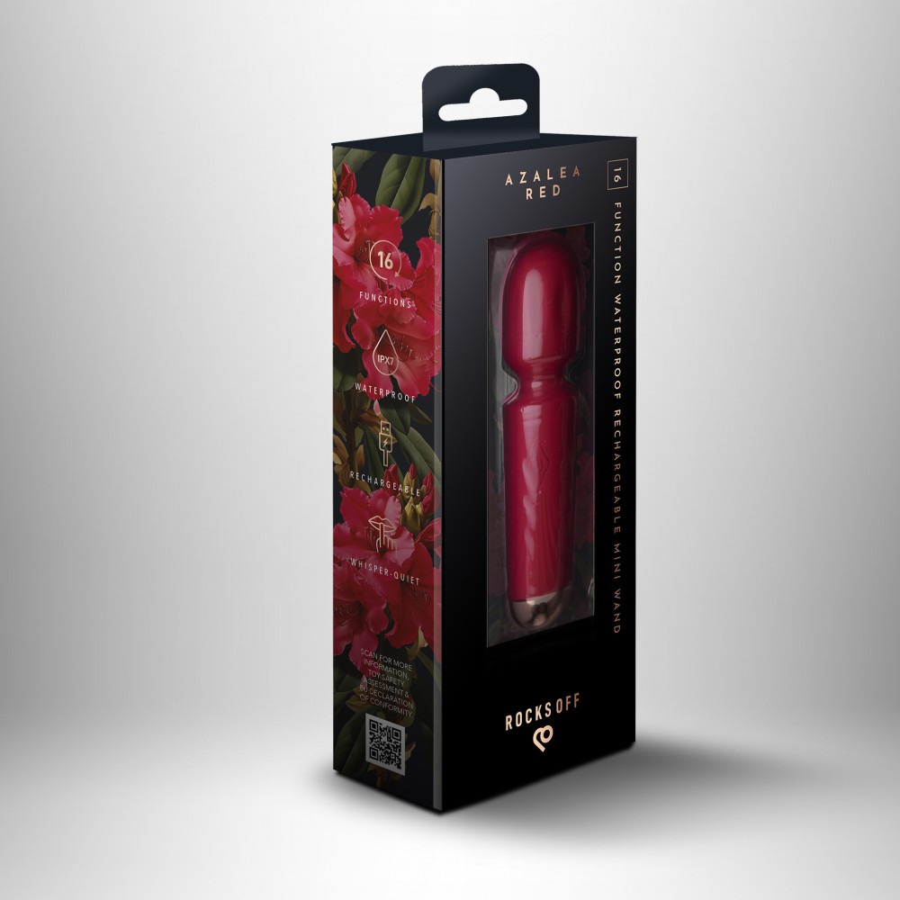 Rechargeable Mini Wand - Azalea Red | ViPstore.hu - Erotika webáruház #6 - EAN 811041015850 | SKU ROCKS00473
