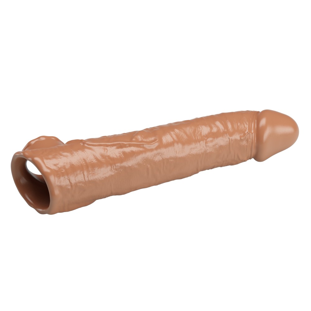 Pretty Love Extension Penis Sleeve 10,2" Brown - Image 2
