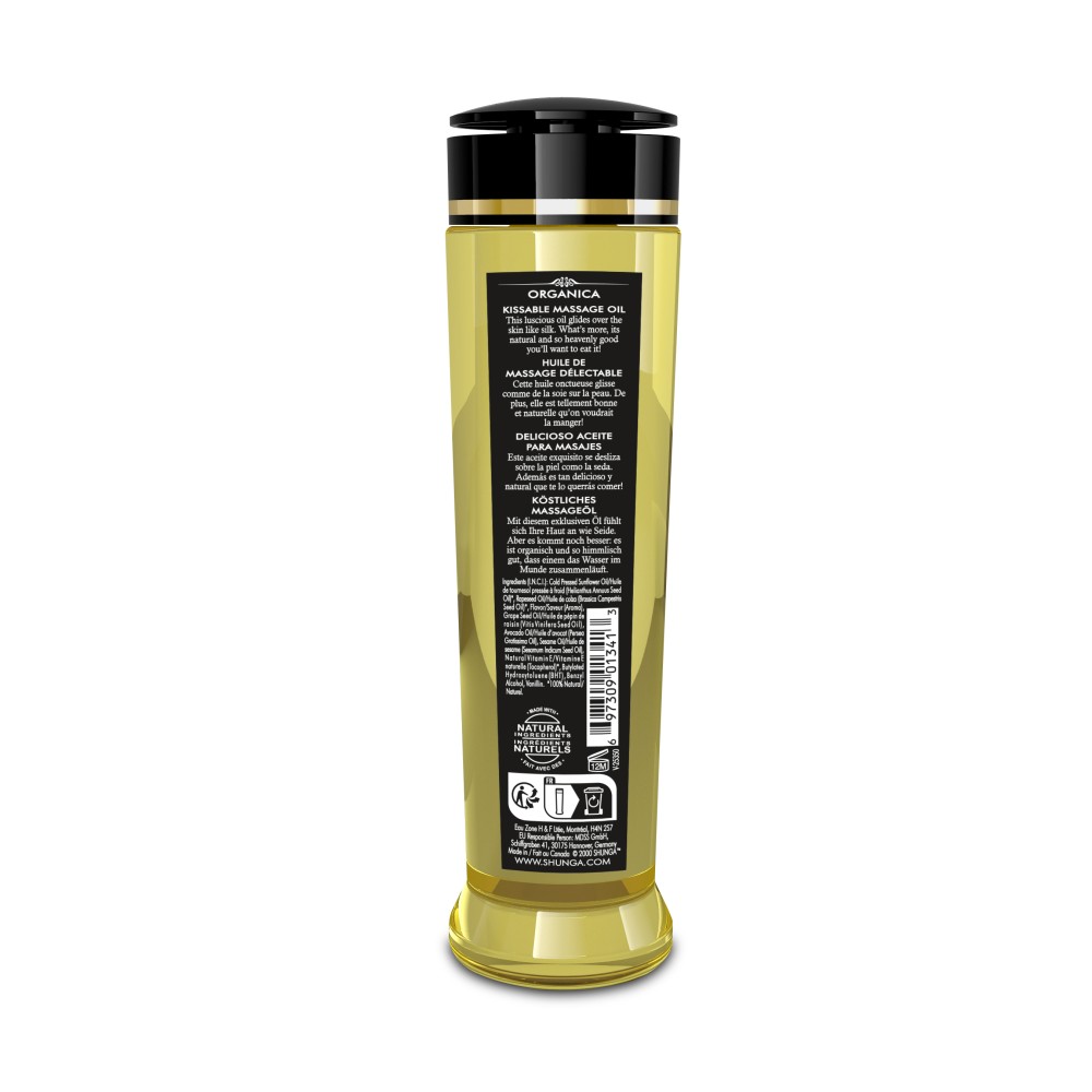 Massage oil - raspberry organic - 240 ml | ViPstore.hu - Erotika webáruház #3 - EAN 697309013413 | SKU SHUNGA0257