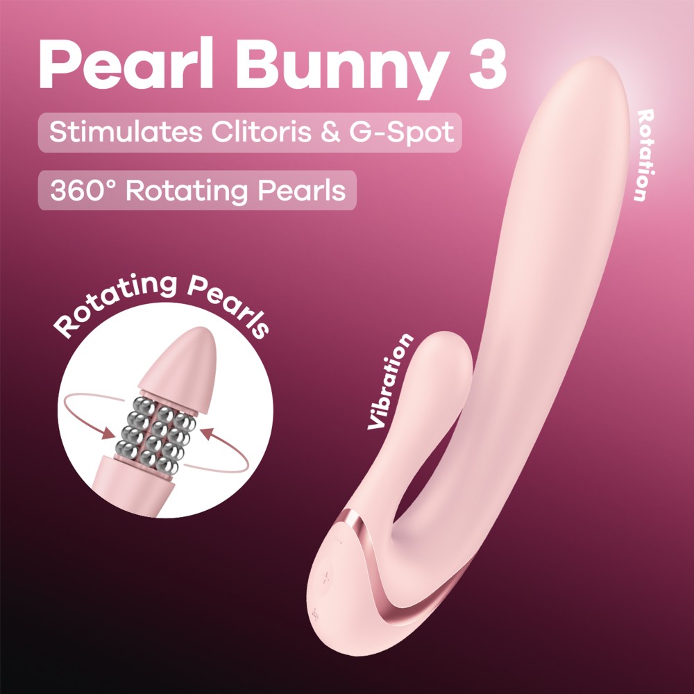Pearl Bunny 3 - rose | ViPstore.hu - Erotika webáruház #3 - EAN 4061504082790 | SKU SATISFY570