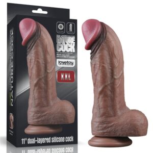 11'' Dual Layered Silicone Cock XXL | ViPstore.hu - Erotika webáruház #1 - EAN 6970260900676 | SKU LVTOY00637