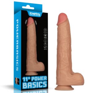 11'' Vibrating Power Basics Cock | ViPstore.hu - Erotika webáruház #1 - EAN 6942063402473 | SKU LVTOY00842