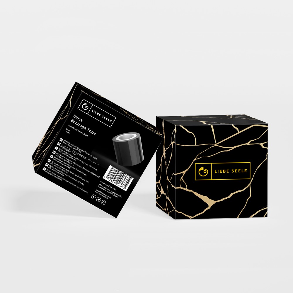 25m Long Bondage Tape Black | ViPstore.hu - Erotika webáruház #2 - EAN 4582558003635 | SKU LIEBESE065