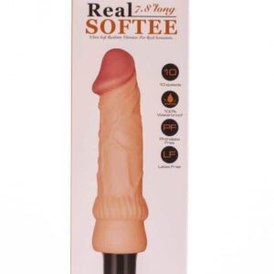 7.8" Real Softee Vibrating Dildo  2 | ViPstore.hu - Erotika webáruház #1 - EAN 6970260900317 | SKU LVTOY00012