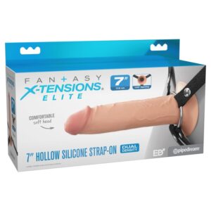 7" Silicone Hollow Strap-on - Dual Density | ViPstore.hu - Erotika webáruház #1 - EAN 603912775594 | SKU PIPE415921