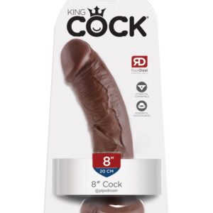 8" Cock  Brown | ViPstore.hu - Erotika webáruház #1 - EAN 603912349962 | SKU PIPE550329