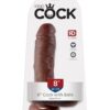 8" Cock with Balls  Brown | ViPstore.hu - Erotika webáruház #1 - EAN 603912350241 | SKU PIPE550729