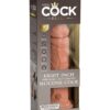 8" Dual Density Vibrating Silicone Cock  Tan | ViPstore.hu - Erotika webáruház #1 - EAN 603912769432 | SKU PIPE577822
