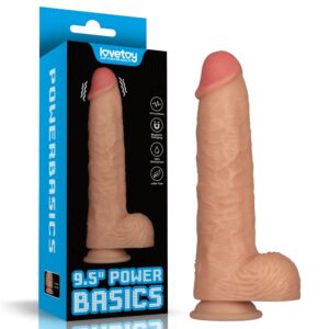 9.5'' Vibrating Power Basics Cock | ViPstore.hu - Erotika webáruház #1 - EAN 6942063402497 | SKU LVTOY00840
