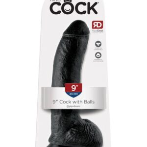9" Cock with Balls  Black | ViPstore.hu - Erotika webáruház #1 - EAN 603912350258 | SKU PIPE550823