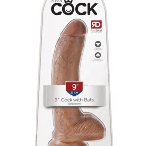 9" Cock with Balls  Tan | ViPstore.hu - Erotika webáruház #1 - EAN 603912746372 | SKU PIPE550822