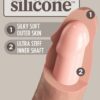 9" Dual Density Silicone Cock  Light | ViPstore.hu - Erotika webáruház #1 - EAN 603912769340 | SKU PIPE577321