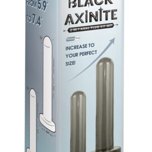 Black Axinite 2 in 1 Anal Plug Kit Set | ViPstore.hu - Erotika webáruház #1 - EAN 4897078636868 | SKU NMC0002504