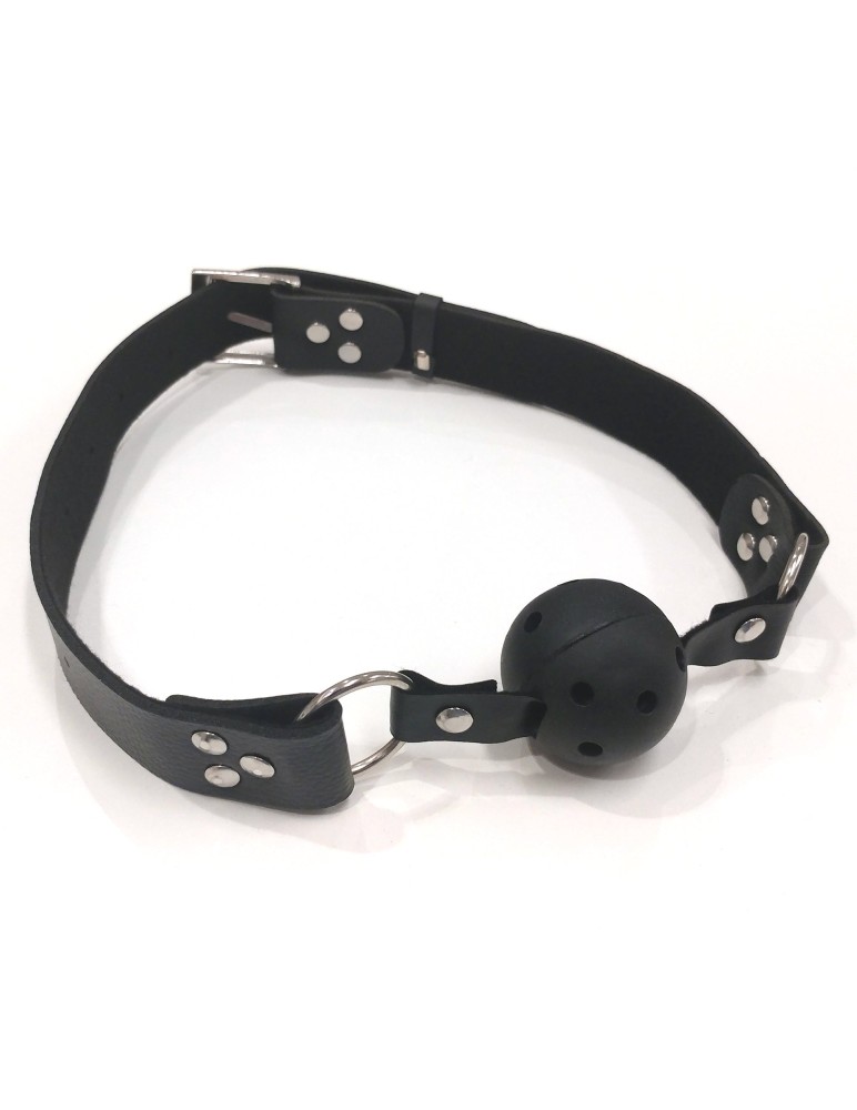 Breathable Ball Gag Black | ViPstore.hu - Erotika webáruház #3 - EAN 603912320312 | SKU PIPE441323