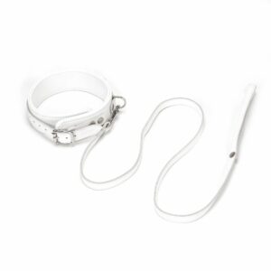 Fuji White Collar with Leash | ViPstore.hu - Erotika webáruház #1 - EAN 4582558002676 | SKU LIEBESE033