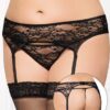 Garterbelt 3316 - Plus Size - black {} XXXL | ViPstore.hu - Erotika webáruház #1 - EAN 5906340730339 | SKU SLC3316110