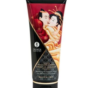 Kissable Massage Cream Sparkling Strawberry Wine 200 ml | ViPstore.hu - Erotika webáruház #1 - EAN 697309041089 | SKU SHUNGA0133