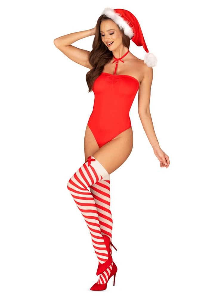 Kissmas teddy red L/XL | ViPstore.hu - Erotika webáruház #3 - EAN 5901688229002 | SKU OBSES01387