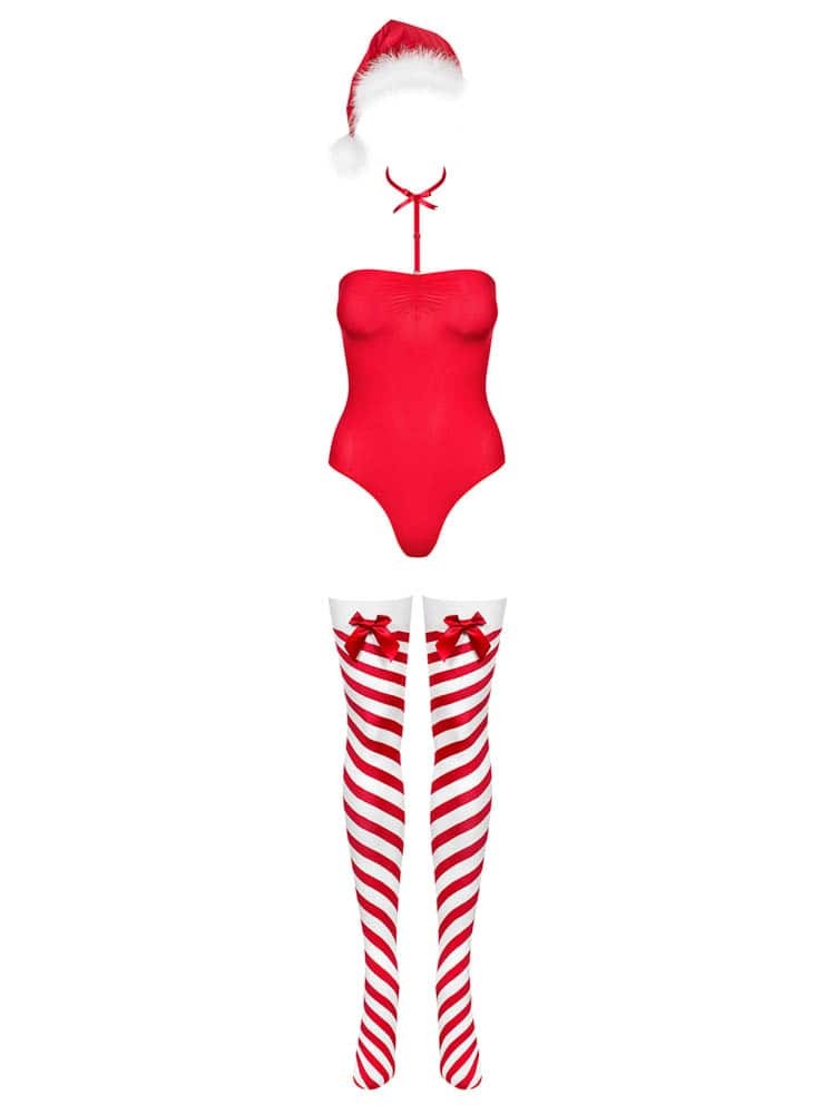 Kissmas teddy red S/M | ViPstore.hu - Erotika webáruház #6 - EAN 5901688228999 | SKU OBSES01386