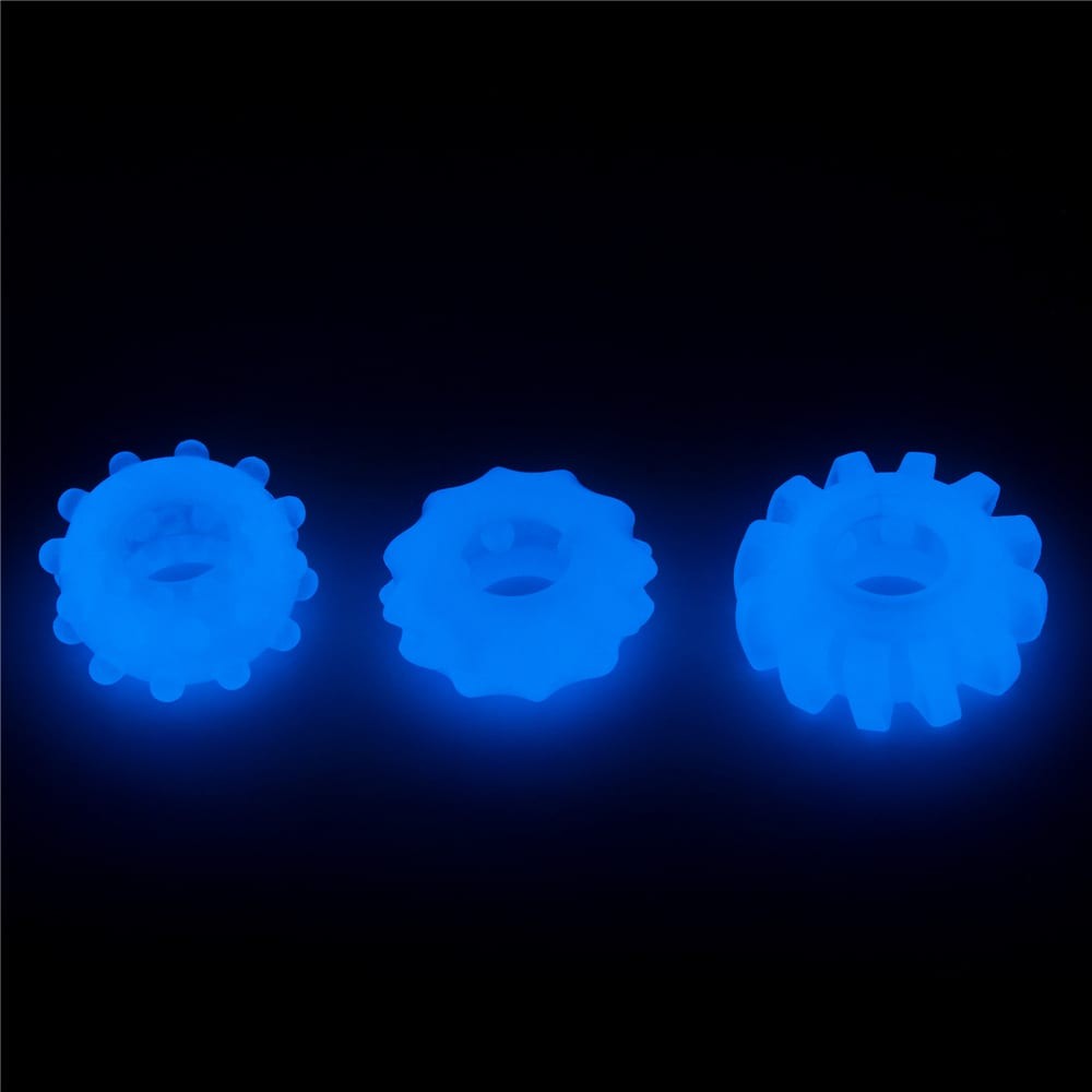 Lumino Play Penis Ring 3 pcs | ViPstore.hu - Erotika webáruház #3 - EAN 6970260908405 | SKU LVTOY00534