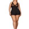Luvae babydoll 2XL/3XL | ViPstore.hu - Erotika webáruház #1 - EAN 5901688226681 | SKU OBSES01311