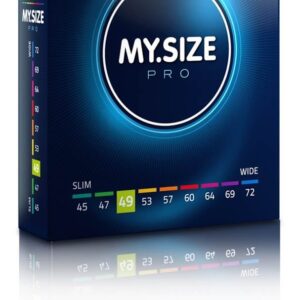 MY SIZE PRO Condoms 49 mm (3 pieces) | ViPstore.hu - Erotika webáruház #1 - EAN 4025838403492 | SKU MSPRO04903