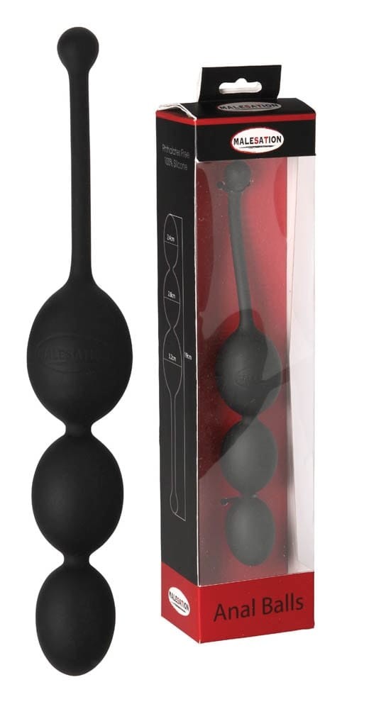 Malesation Anal Balls Black | ViPstore.hu - Erotika webáruház #1 - EAN 4041937299606 | SKU MALESA0019