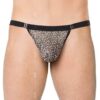 Mens Thong 4528 - grey panther {} OneSize | ViPstore.hu - Erotika webáruház #1 - EAN 5906340737000 | SKU SLC1452860