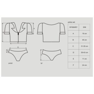 Police set  S/M | ViPstore.hu - Erotika webáruház #2 - EAN 5900308550922 | SKU OBSES00804