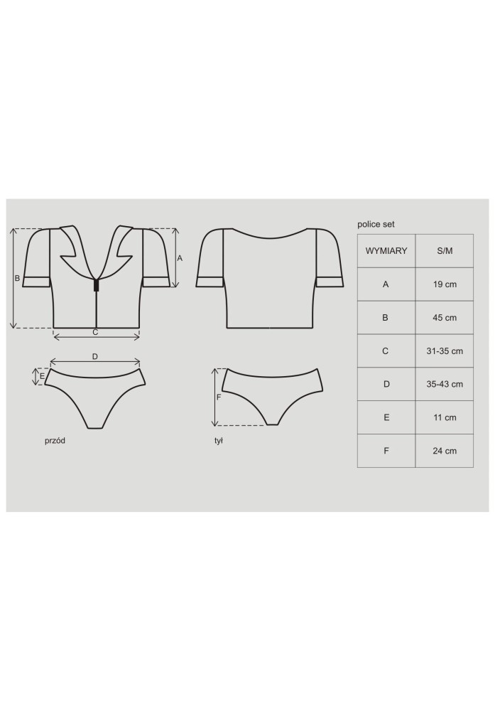 Police set S/M | ViPstore.hu - Erotika webáruház #2 - EAN 5900308550922 | SKU OBSES00804