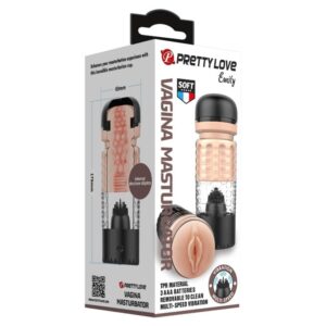 Pretty Love Emily Masturbator Black | ViPstore.hu - Erotika webáruház #1 - EAN 6959532333251 | SKU DEBRA01441