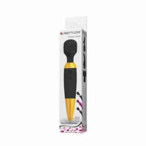 Pretty Love Power Wand Black/Gold | ViPstore.hu - Erotika webáruház #1 - EAN 6959532316537 | SKU DEBRA01040