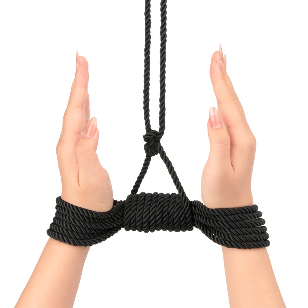 Rebellion Reign Ebony Silky Bondage Rope | ViPstore.hu - Erotika webáruház #7 - EAN 6942063402145 | SKU LVTOY00831