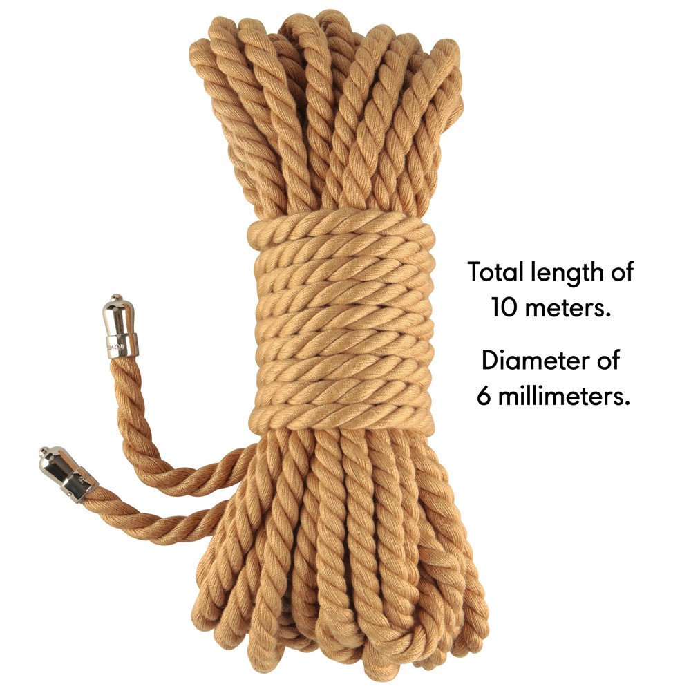 Rebellion Reign Natural Knot Bondage Rope | ViPstore.hu - Erotika webáruház #4 - EAN 6942063402176 | SKU LVTOY00834