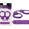 SEX EXTRA - METAL CUFFS & LOVE ROPE PURPLE | ViPstore.hu - Erotika webáruház #1 - EAN 4892503141788 | SKU NMC0002375