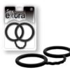 SEX EXTRA - SILICONE CUFFS BLACK | ViPstore.hu - Erotika webáruház #1 - EAN 4892503154849 | SKU NMC0002383