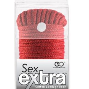SEX EXTRA - SILKY BONDAGE ROPE RED | ViPstore.hu - Erotika webáruház #1 - EAN 4897078627279 | SKU NMC0002392