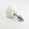 Spiral Pompon Metal Plug White | ViPstore.hu - Erotika webáruház #1 - EAN 6970260904605 | SKU LVTOY00698