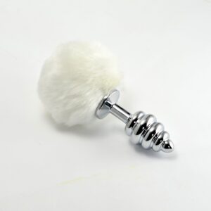 Spiral Pompon Metal Plug White | ViPstore.hu - Erotika webáruház #1 - EAN 6970260904605 | SKU LVTOY00698