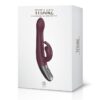 TITANZ 8.5" SILICONE RECHARGEABLE VIBRATOR IN RUBINE RED_B15O25_4 | ViPstore.hu - Erotika webáruház #1 - EAN 4897078635472 | SKU NMC0002471
