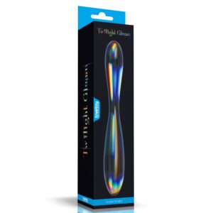 Twilight Gleam Glass Dildo- Double Delight | ViPstore.hu - Erotika webáruház #1 - EAN 6942063400752 | SKU LVTOY00754