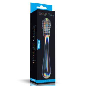 Twilight Gleam Glass Dildo- Twin Pleasures | ViPstore.hu - Erotika webáruház #1 - EAN 6942063400745 | SKU LVTOY00753