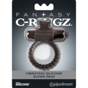 Vibrating Silicone Super Ring  Black | ViPstore.hu - Erotika webáruház #1 - EAN 603912747881 | SKU PIPE596623